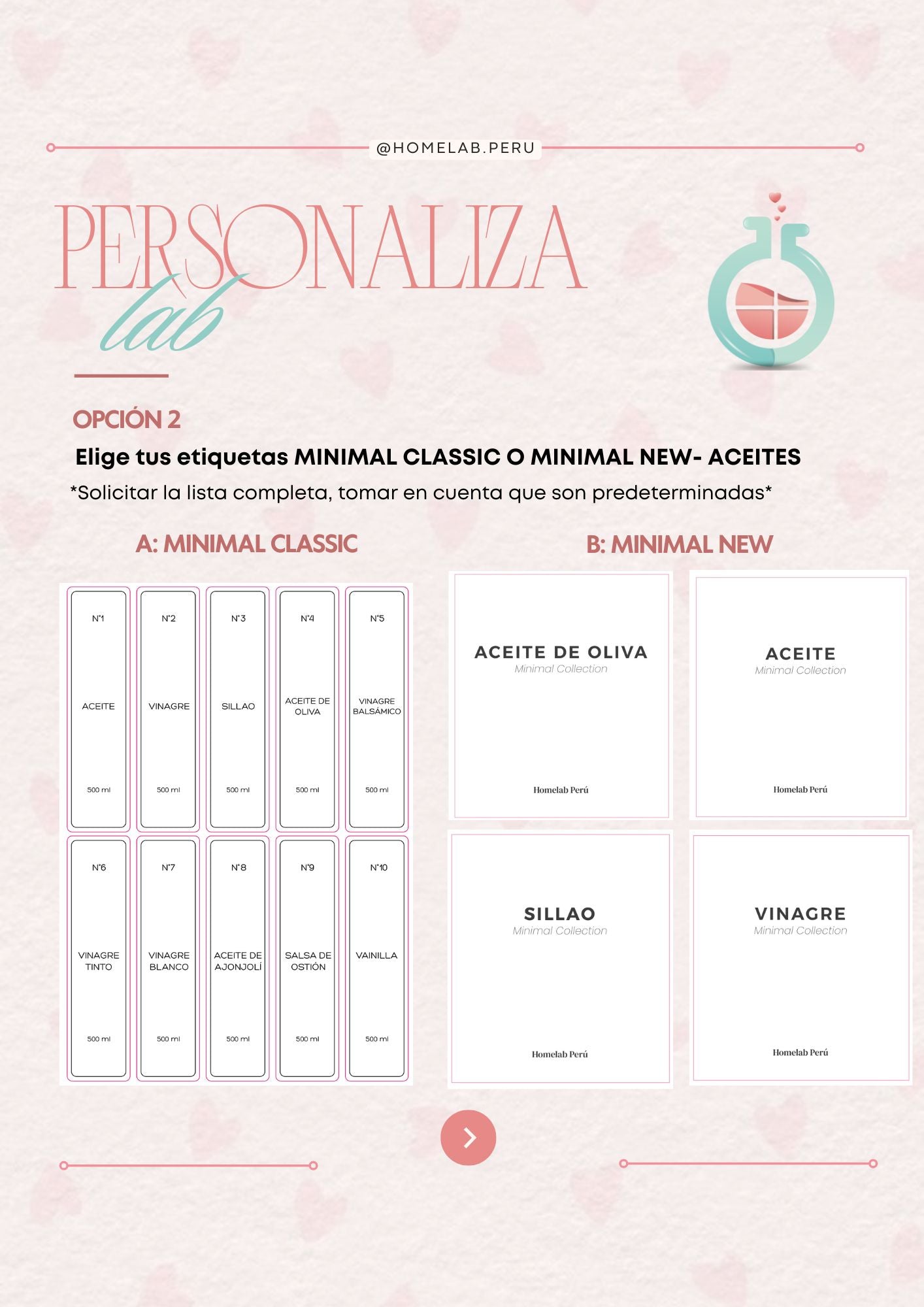 PACK C3: Minimal full condimentos